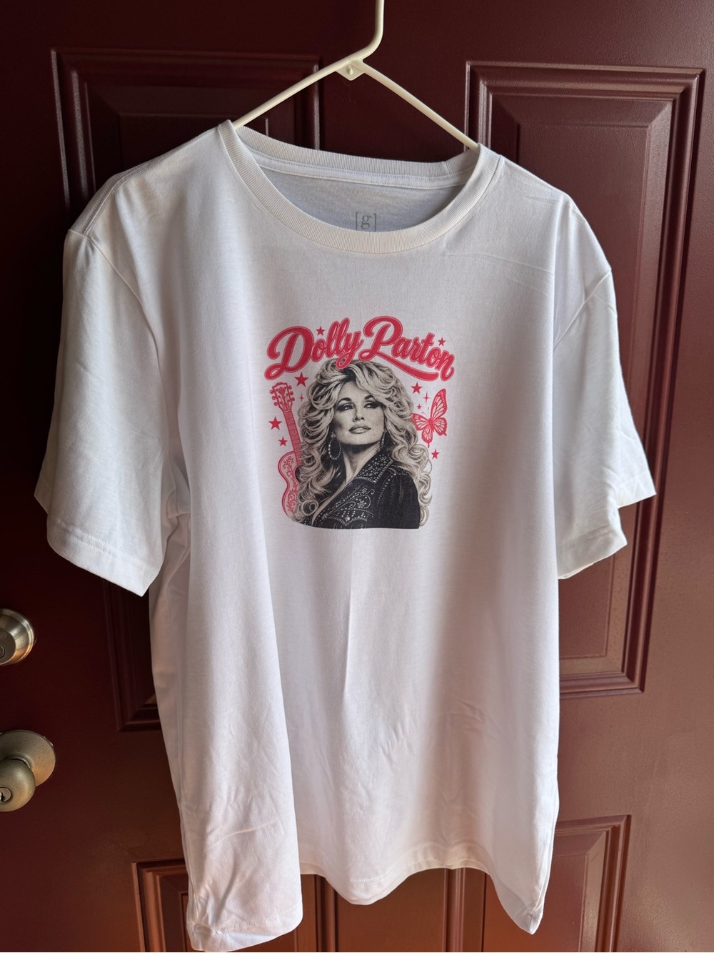 White Graphic Tee - Women's Casual Top Dolly Parton